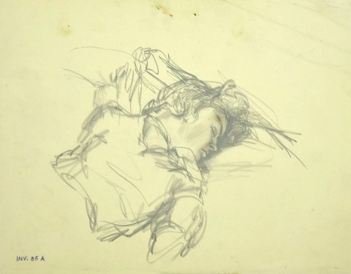 Leo Guida, Figure, Original Pencil Drawing, Late 20th Century-ZCI-820897