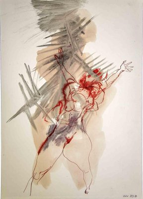 Leo Guida, Figure, Watercolor, 1970s-ZCI-1775571