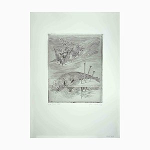 Leo Guida, Fish and Birds, Original Etching, 1972-ZCI-996263