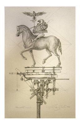 Leo Guida, Horse, Etching, 1976-ZCI-802568