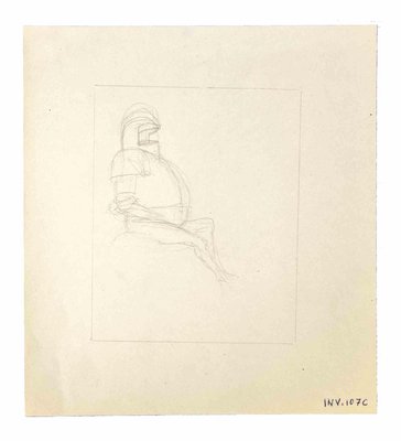 Leo Guida, Knight, Original Drawing, 1970s-ZCI-993306