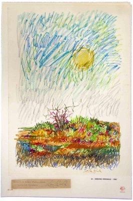 Leo Guida, Landscape, Original Drawing, 1968-ZCI-1002187