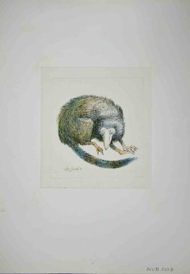 Leo Guida, Lemur, Ink Drawing, 1971-ZCI-1788457