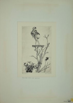 Leo Guida, Living Nature, Etching, 1970s-ZCI-880409