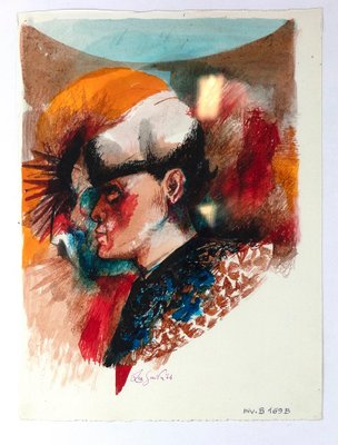 Leo Guida, Matador 2, 1960s, Original Mixed Media Drawing-ZCI-1378975