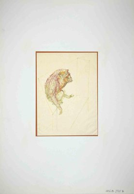 Leo Guida, Monkey, Drawing, 1970s-ZCI-1011149