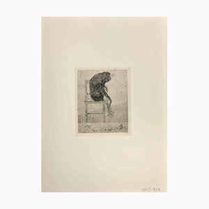 Leo Guida, Monkey, Etching, 1970s-ZCI-2029449