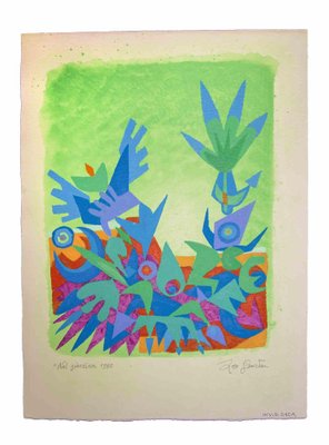 Leo Guida, Nel Giardino, Original Drawing, 1988-ZCI-983900