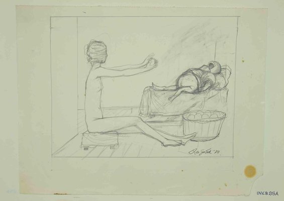 Leo Guida, Nude, Original Drawing, 1970-ZCI-1002203