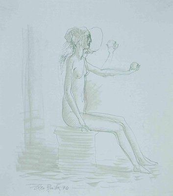 Leo Guida, Nude, Original Drawing, 1970-ZCI-1002185