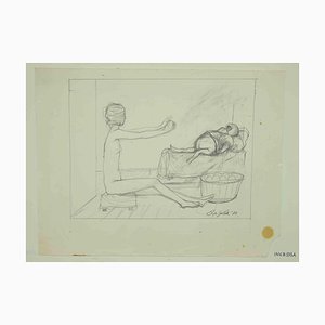 Leo Guida, Nude, Original Drawing, 1970-ZCI-1002203