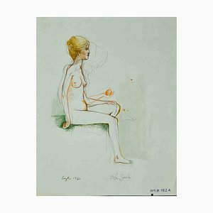 Leo Guida, Nude, Original Drawing, 1970-ZCI-1002205