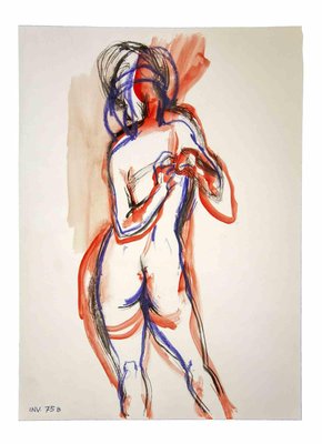 Leo Guida, Nude, Original Drawing, 1970s-ZCI-994755