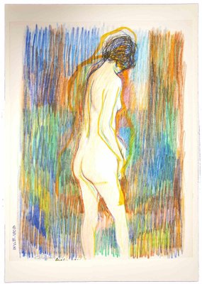 Leo Guida, Nude, Original Drawing, 1970s-ZCI-981052