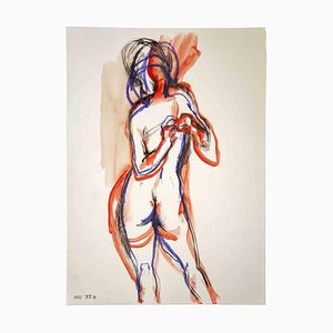 Leo Guida, Nude, Original Drawing, 1970s-ZCI-994755