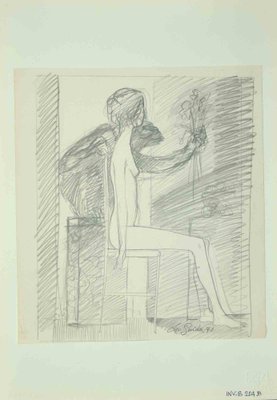 Leo Guida, Nude, Original Drawing, 1971-ZCI-1002195