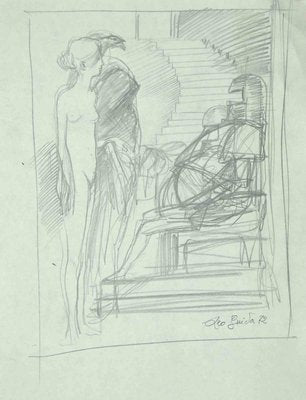 Leo Guida, Nude, Original Drawing, 1972-ZCI-1002188