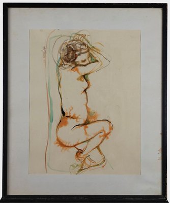 Leo Guida, Nude, Original Watercolor, 1960s-ZCI-1379019