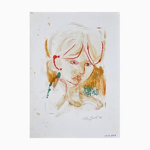 Leo Guida, Price, Female Portrait, Original Lithograph, 1966-ZCI-890995