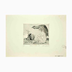 Leo Guida, Sibyl and the Border, Original Etching, 1970-ZCI-996243