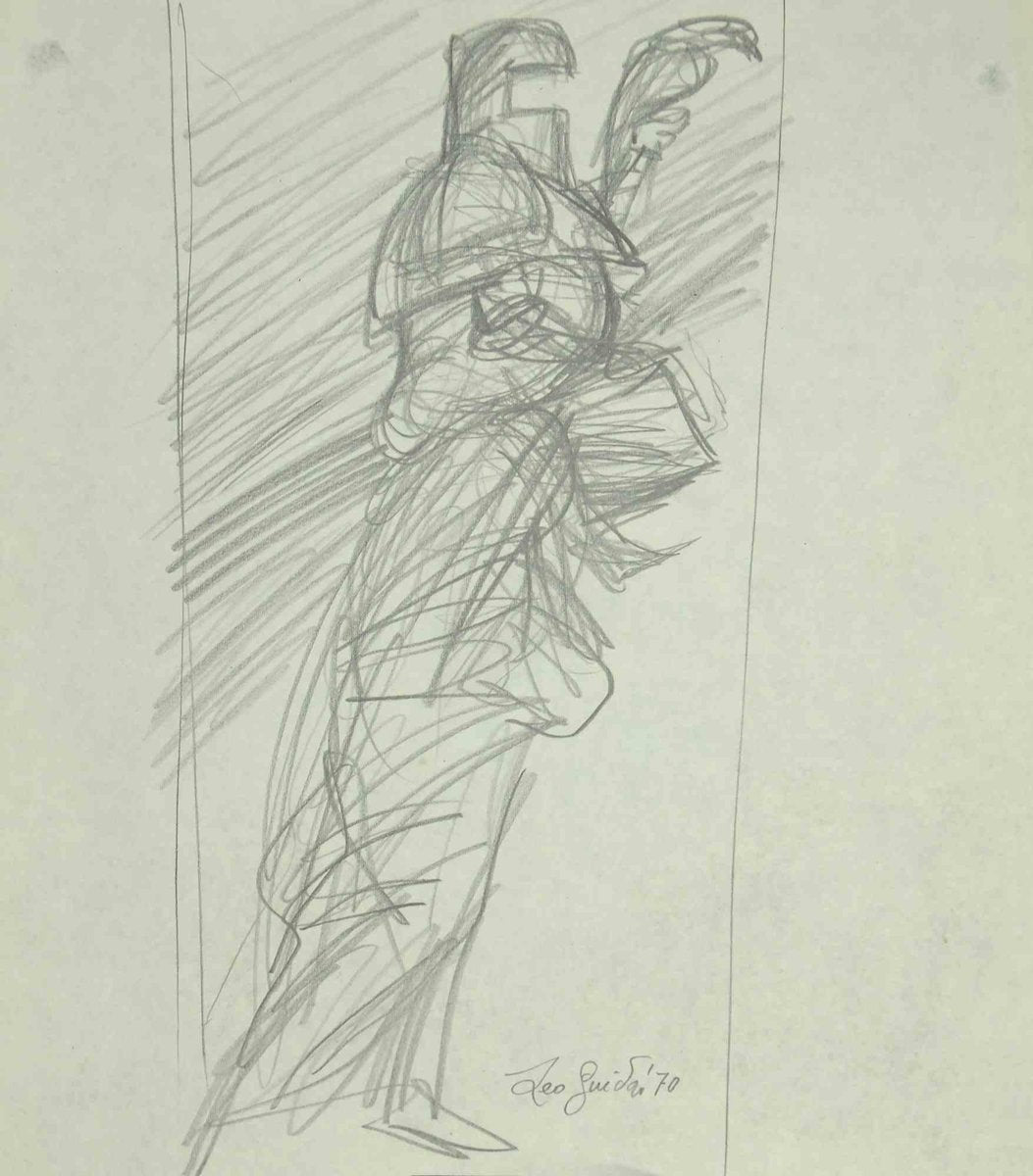 Leo Guida, Sketch, Original Drawing, 1970