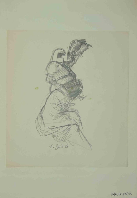 Leo Guida, Sketch, Original Drawing, 1970