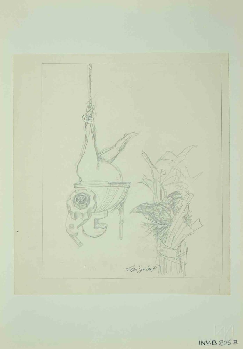 Leo Guida, Sketch, Original Drawing, 1971