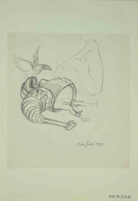 Leo Guida, Sketch, Original Drawing, 1971-ZCI-1002189