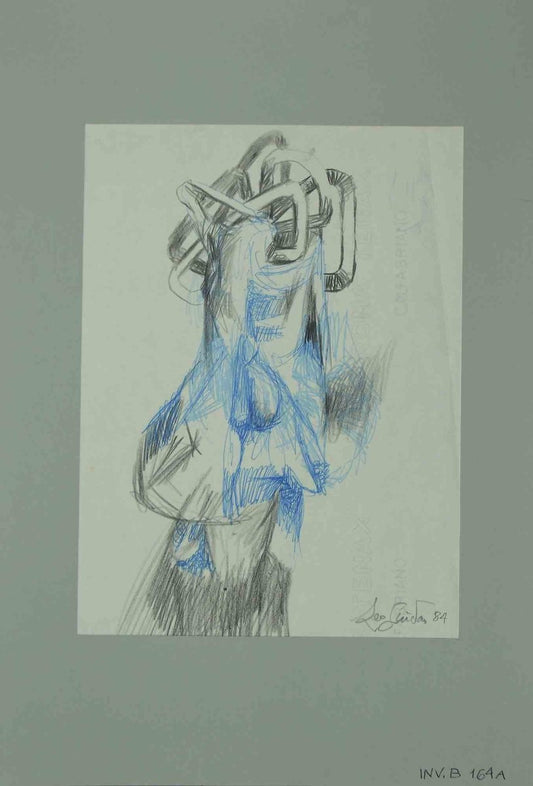 Leo Guida, Sketch, Original Drawing, 1984