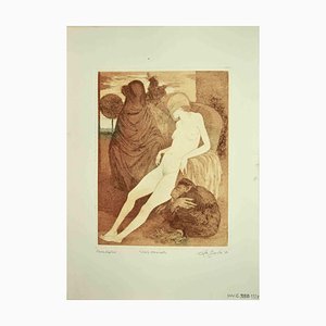 Leo Guida, Sleeping Sybil, Original Etching, 1970-ZCI-996232