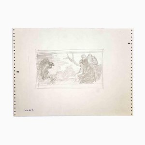 Leo Guida, Sybil in the Forest, Pencil Drawing, 1970s-ZCI-1775931