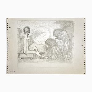 Leo Guida, Sybil, Original Drawing, 1970s-ZCI-1164115