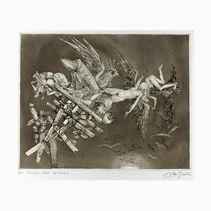 Leo Guida, The Collapse, Original Etching, 1975-ZCI-1379045