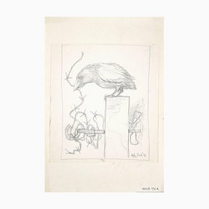 Leo Guida - The Crow - Original Pencil Drawing - 1972-ZCI-899497