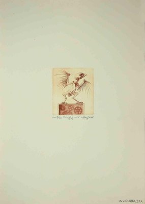 Leo Guida, The Cuckoo Clock, Etching, 1971-ZCI-1011144