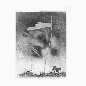 Leo Guida, The Flag, Original Etching, 1970s-ZCI-1379239