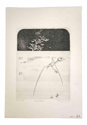 Leo Guida, The Lonely, 1972, Original Etching-ZCI-987365