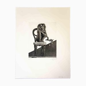 Leo Guida, The Monkey, Original Etching, 1972-ZCI-1379167