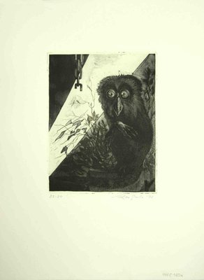 Leo Guida, The Owl, 1972, Etching-ZCI-1165263