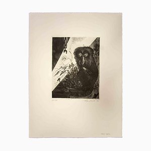 Leo Guida, The Owl, Original Etching, 1972-ZCI-981026