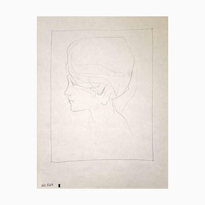 Leo Guida, The Portrait, Pencil on Paper, 1970s-ZCI-1338773