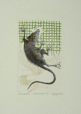 Leo Guida, The Rat, Etching on Paper, 1973-ZCI-874869