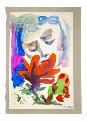 Leo Guida, The Smell of the Flower, Drawing, 1970s-ZCI-993378