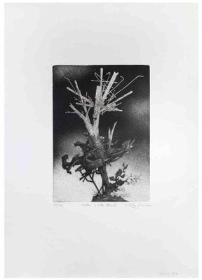 Leo Guida, The Tree at Villa, Etching, 1970s-ZCI-1788729