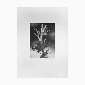 Leo Guida, The Tree at Villa, Etching, 1970s-ZCI-1788690