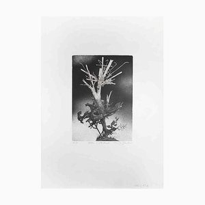 Leo Guida, The Tree at Villa, Etching, 1970s-ZCI-1788565