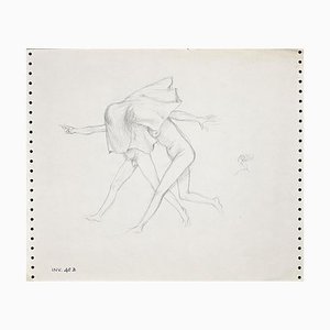 Leo Guida, Two Figures, Drawing, 1970s-ZCI-900775