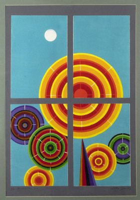 Leo Guida, Window 1, Original Screen Print, 1990s-ZCI-1379050