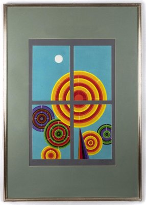 Leo Guida, Window 1, Original Screen Print, 1990s-ZCI-1379050