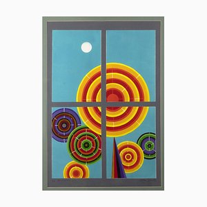 Leo Guida, Window 1, Original Screen Print, 1990s-ZCI-1379050